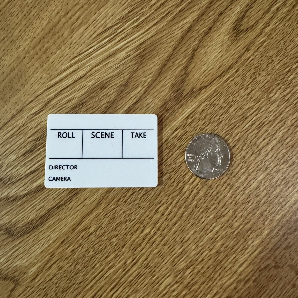 Micro Insert Slate For Video Production | Mini Slate | Macro Micro Slate