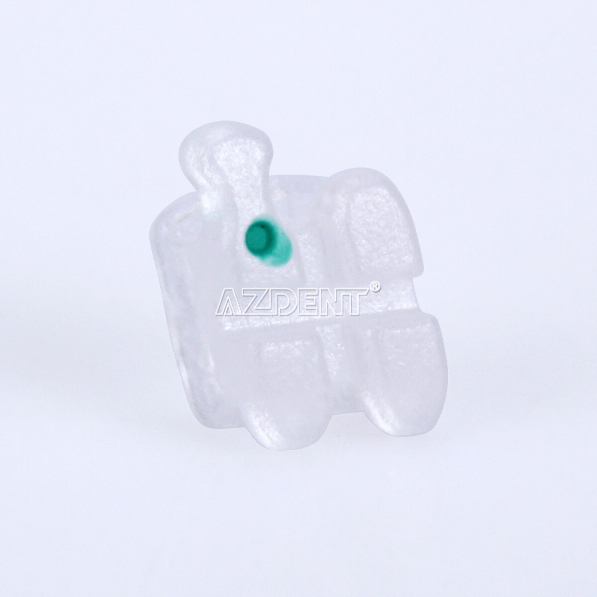 AZDENT Dental Orthodontic Clear Ceramic Bracket Braces Roth Slot.022 Hooks 3 4 5