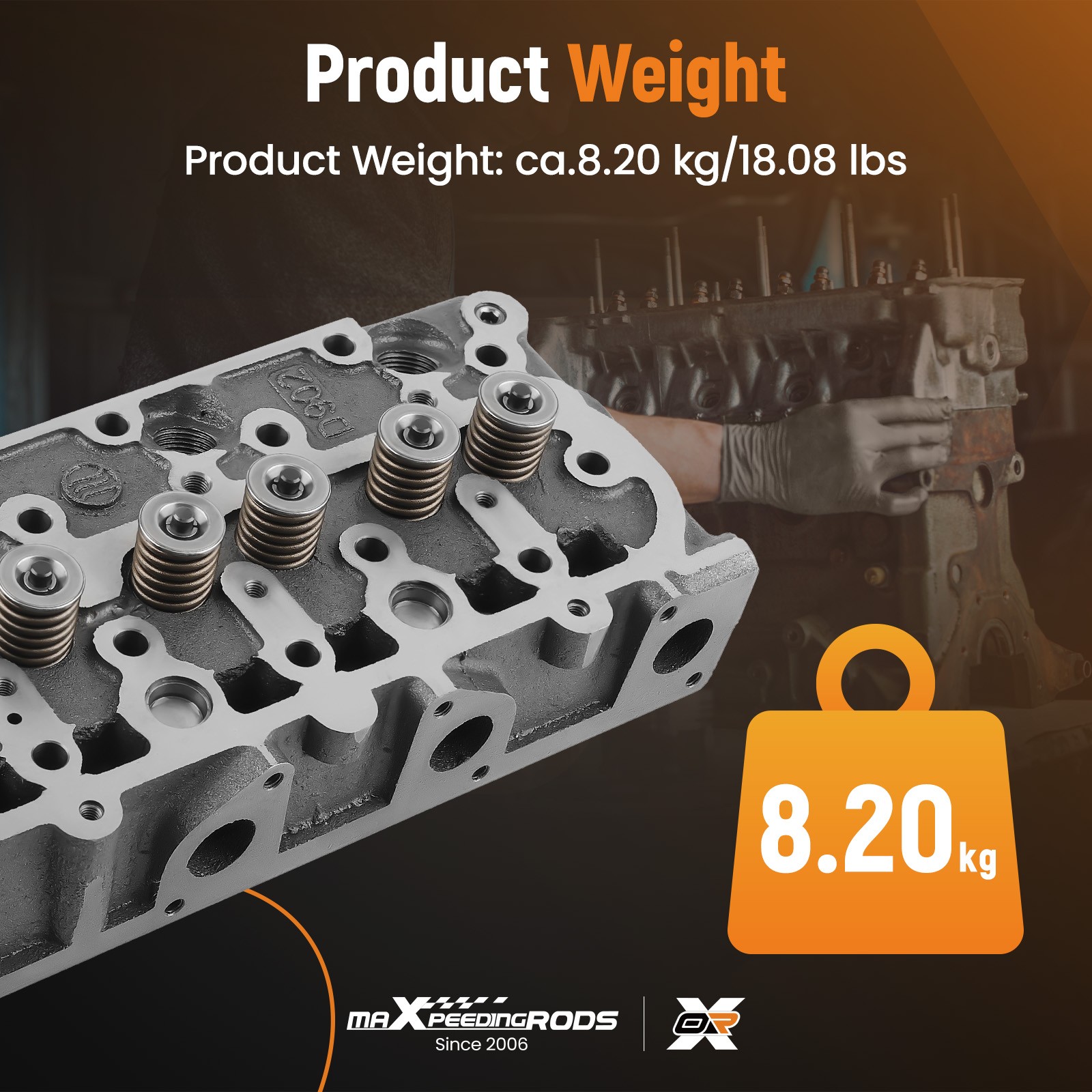 Complete Cylinder Head for Kubota D902 Engine D902-EF01 1G962-03045 1G962-03046