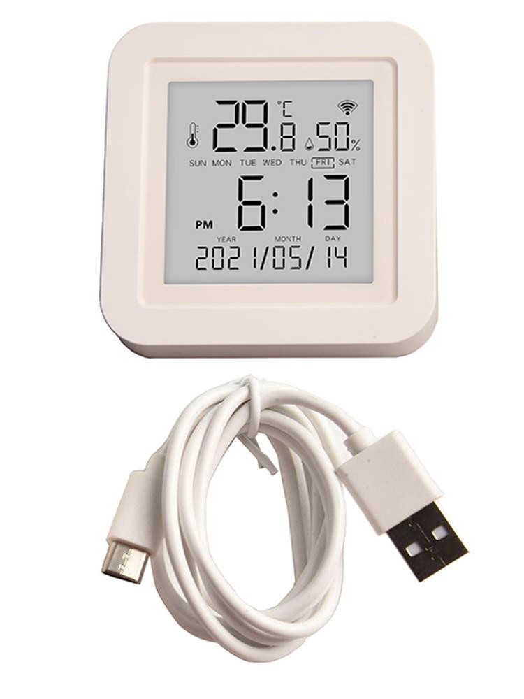 Smart WiFi Thermometer with Offline Functionality Alerts via App Notifications