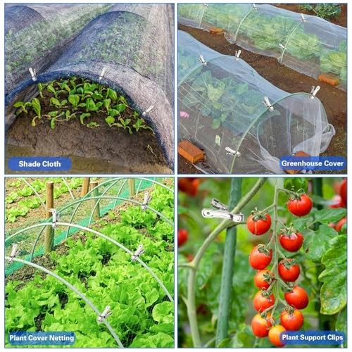 Garden Clips PCS Stainless Steel Greenhouse Clamps Heavy Duty Greenhouse 55