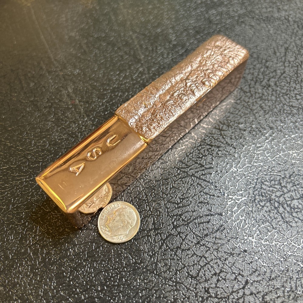 1LB Copper Bar Hand Poured