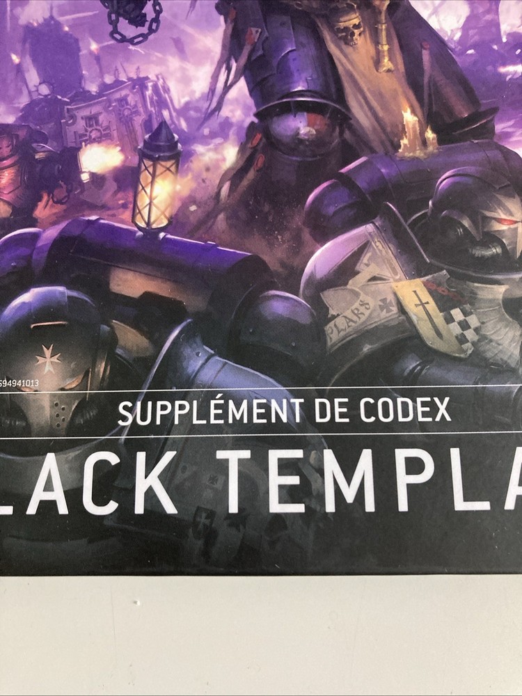 Warhammer 40K Black Templars Codex Supplement Hardback Book New Not Sealed