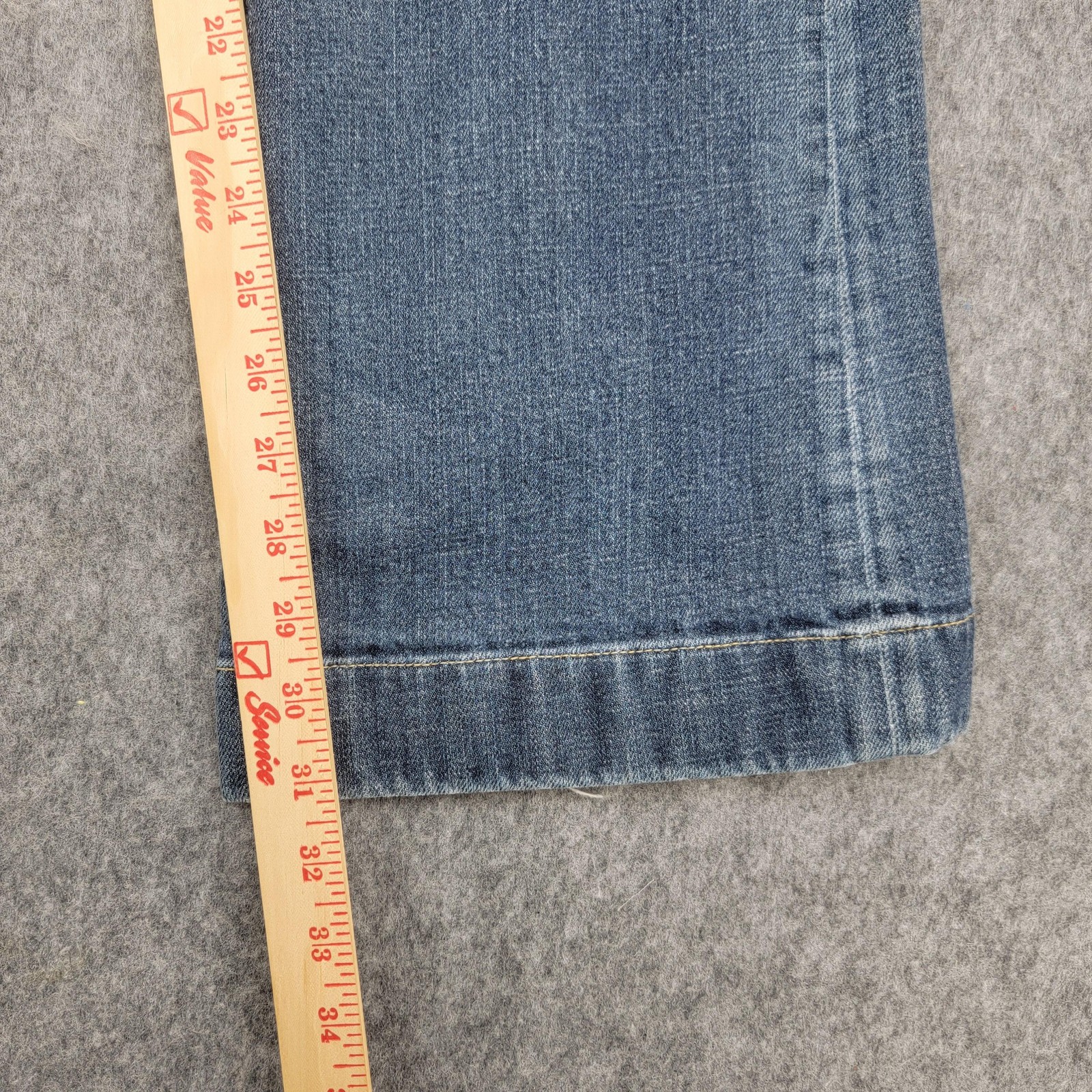 J Crew Jeans Womens 28 Blue Bootcut Denim Stretch Casual Low Rise Style 77624