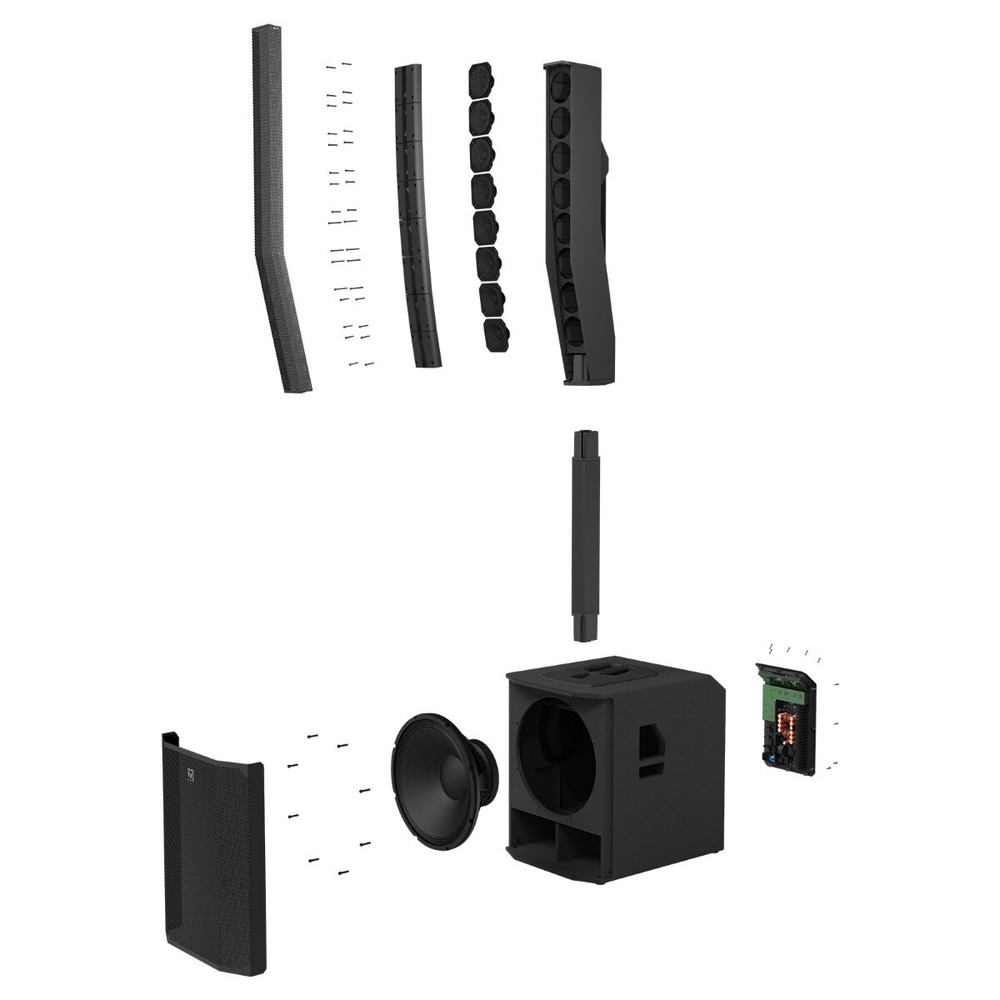 Electro-Voice EVOLVE 90 Portable Column Array Loudspeaker Systems Black Pair