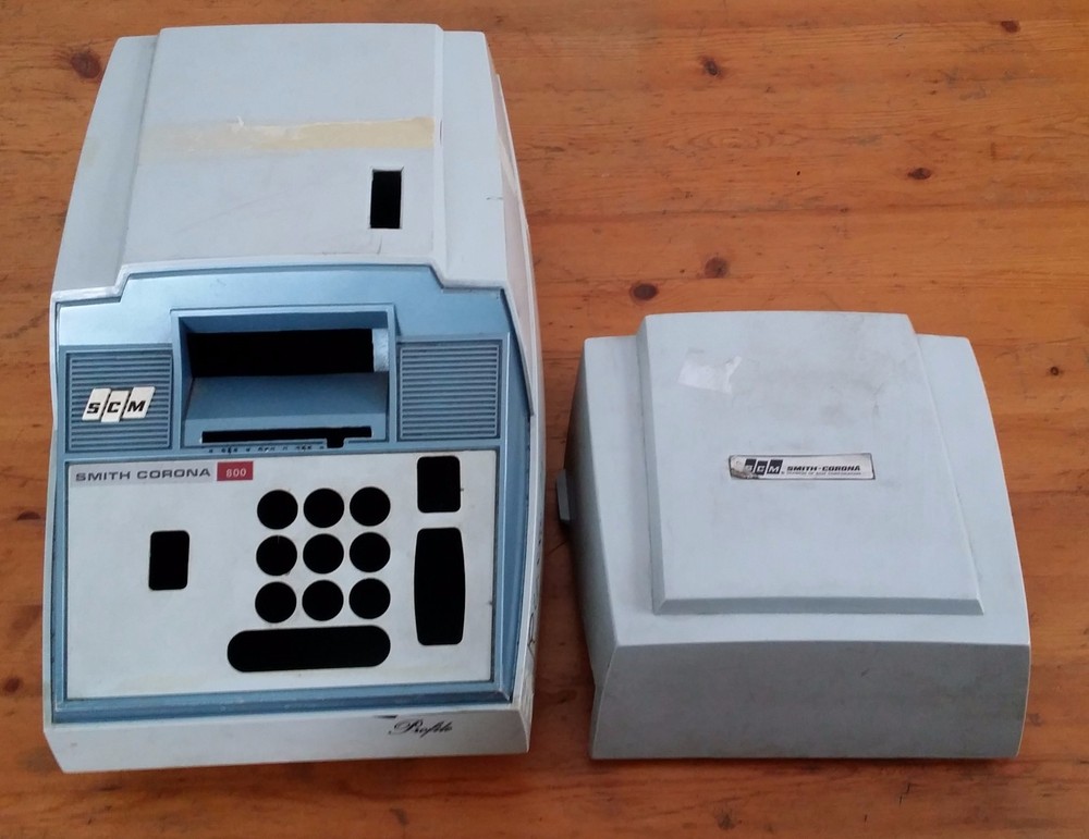 Vintage Smith Corona Model 800 Electric Adding Machine Plastic Outer Cover Case