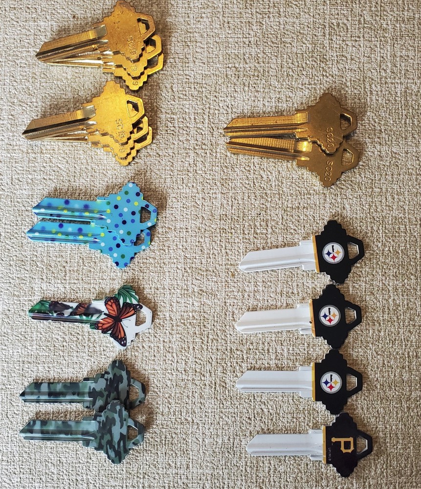 43 New Assorted Key Blanks