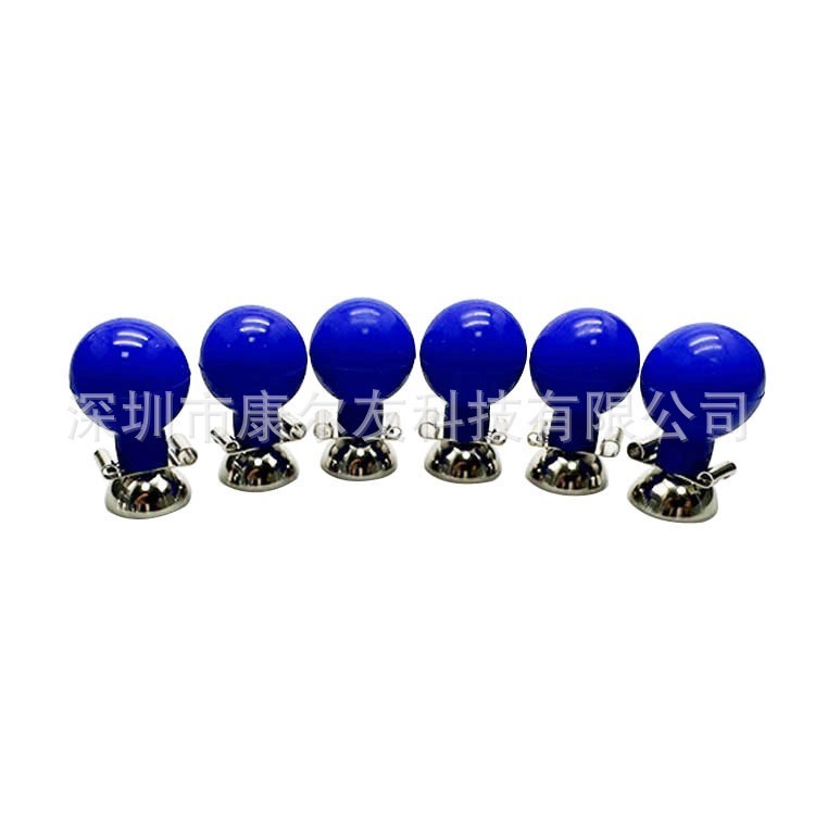 ECG Accessory Combo Set-4x Universal Limb Clips+Blue Rubber Bulb for ECG Machine