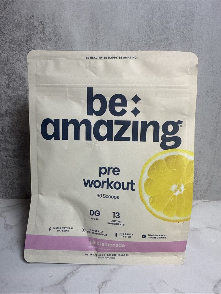 Be Amazing Pre Workout Pink Lemonade