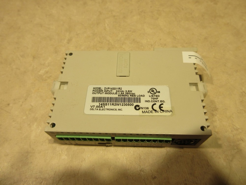 DELTA DVP14SS11R2 PROGRAMMABLE LOGIC CONTROLLER, IA0105