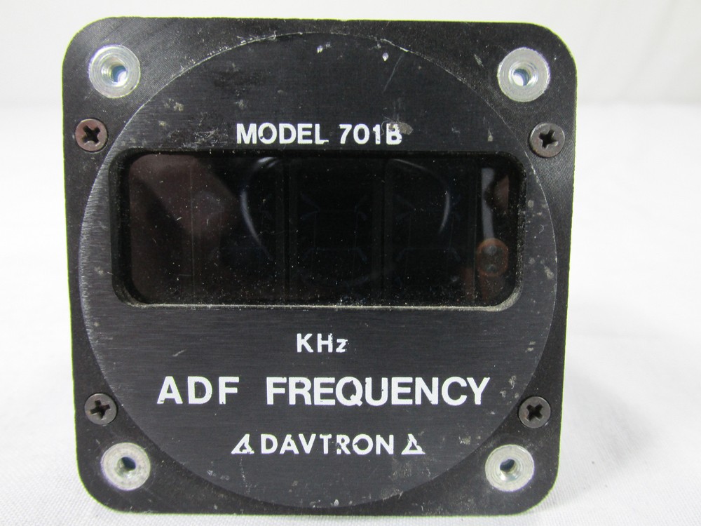 Davtron ADF Frequency Indicator Model 701 701A Aviation Avionics