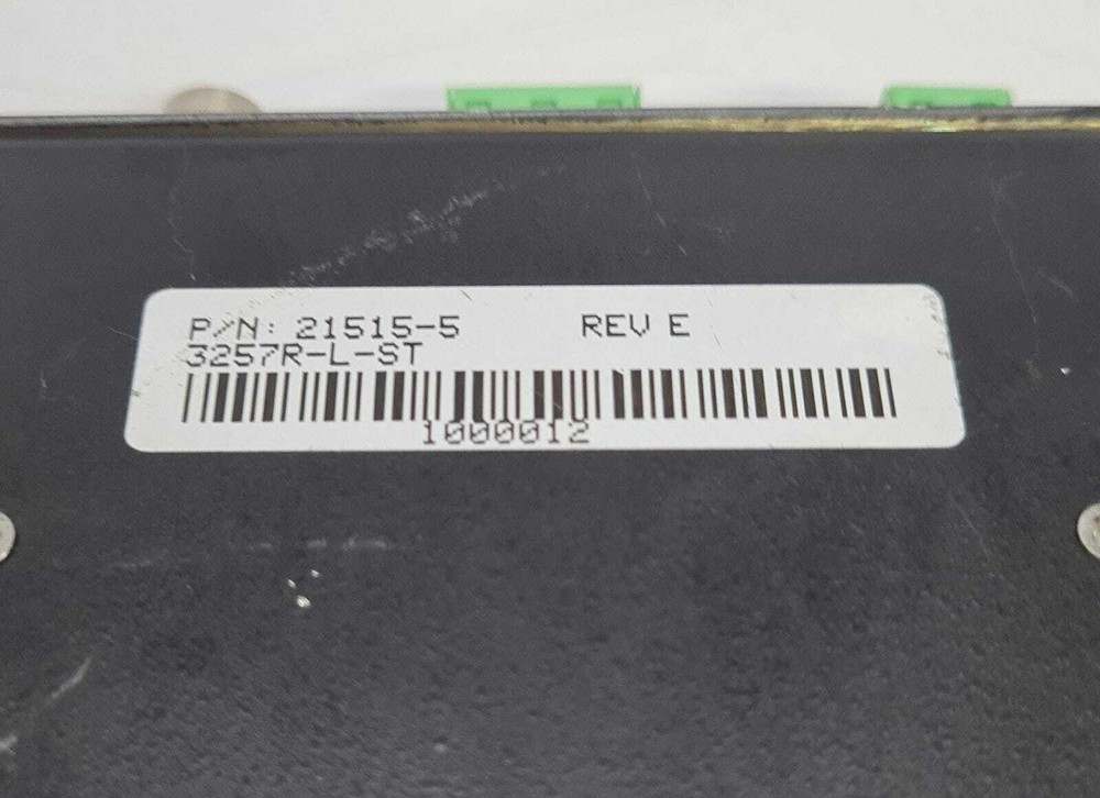 Optelecom 21515-5 REV E Audio Video Receiver Fiber Optic Interface