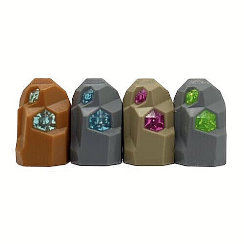 Lego Geode Collection. Includes Hard to Find Green type NEW
