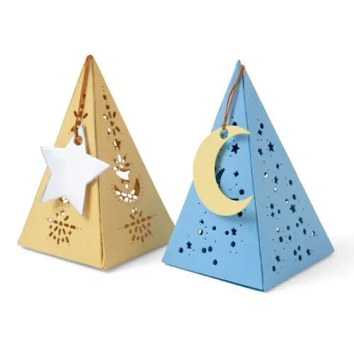 Sizzix Thinlits Celestial Favor Box by Lisa Jones Cutting Dies 665184 NEW