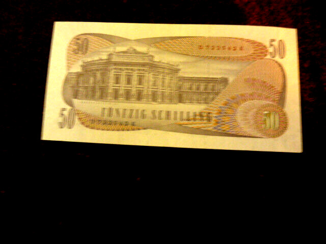 1970 50 schillings AUSTRIA UNC