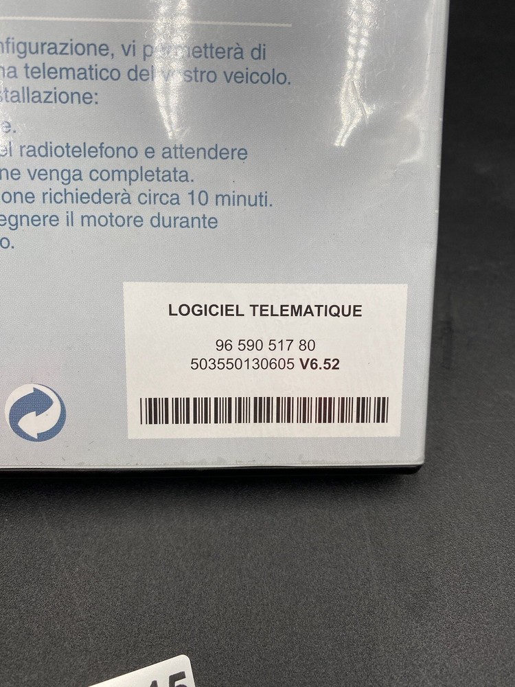 MagnetiMarelli Telematic System cd software, Cd Logiciel, Version 490 V6.52