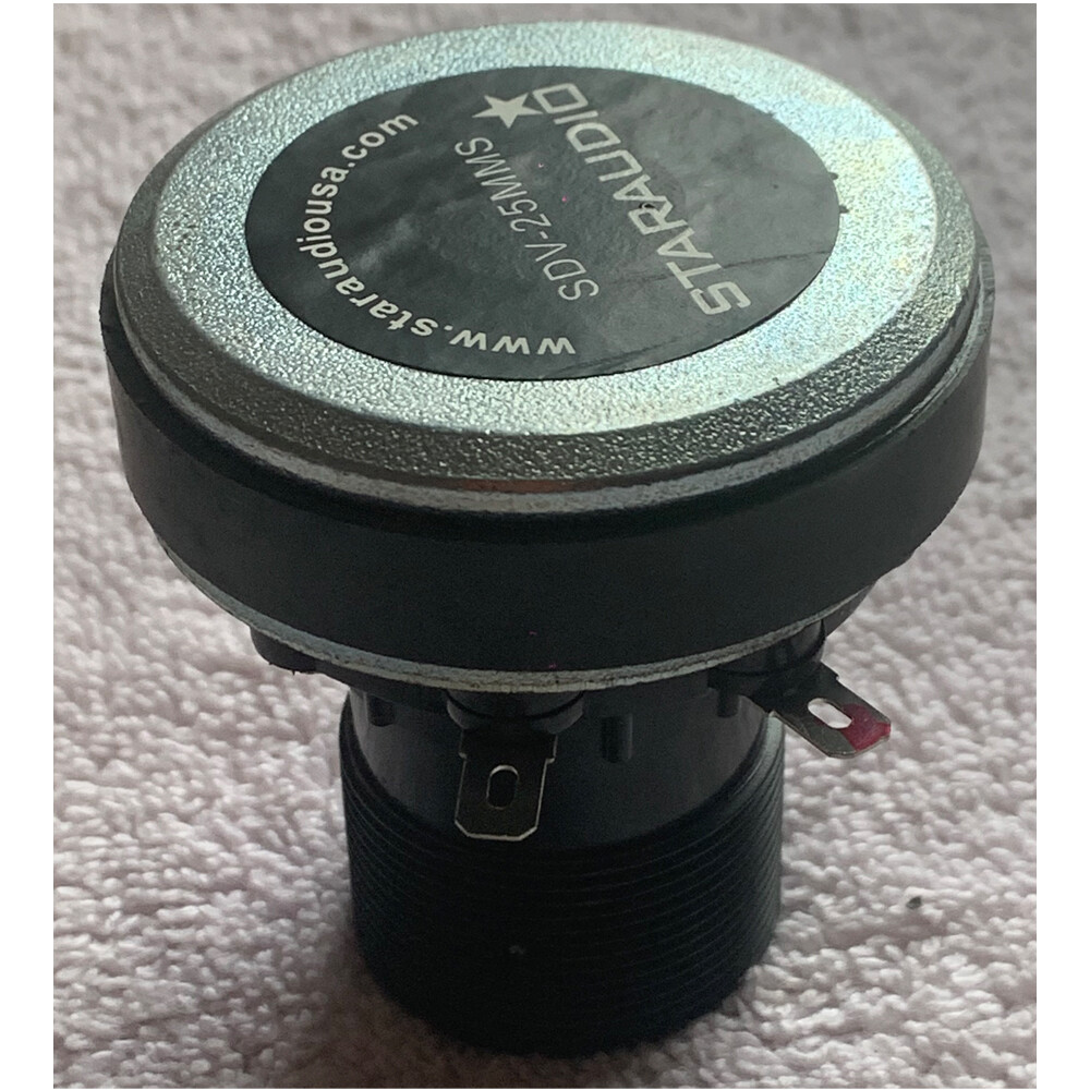 25MM Titanium PA Driver Compression Screw-on Horn Powered Speaker Driver Tweeter