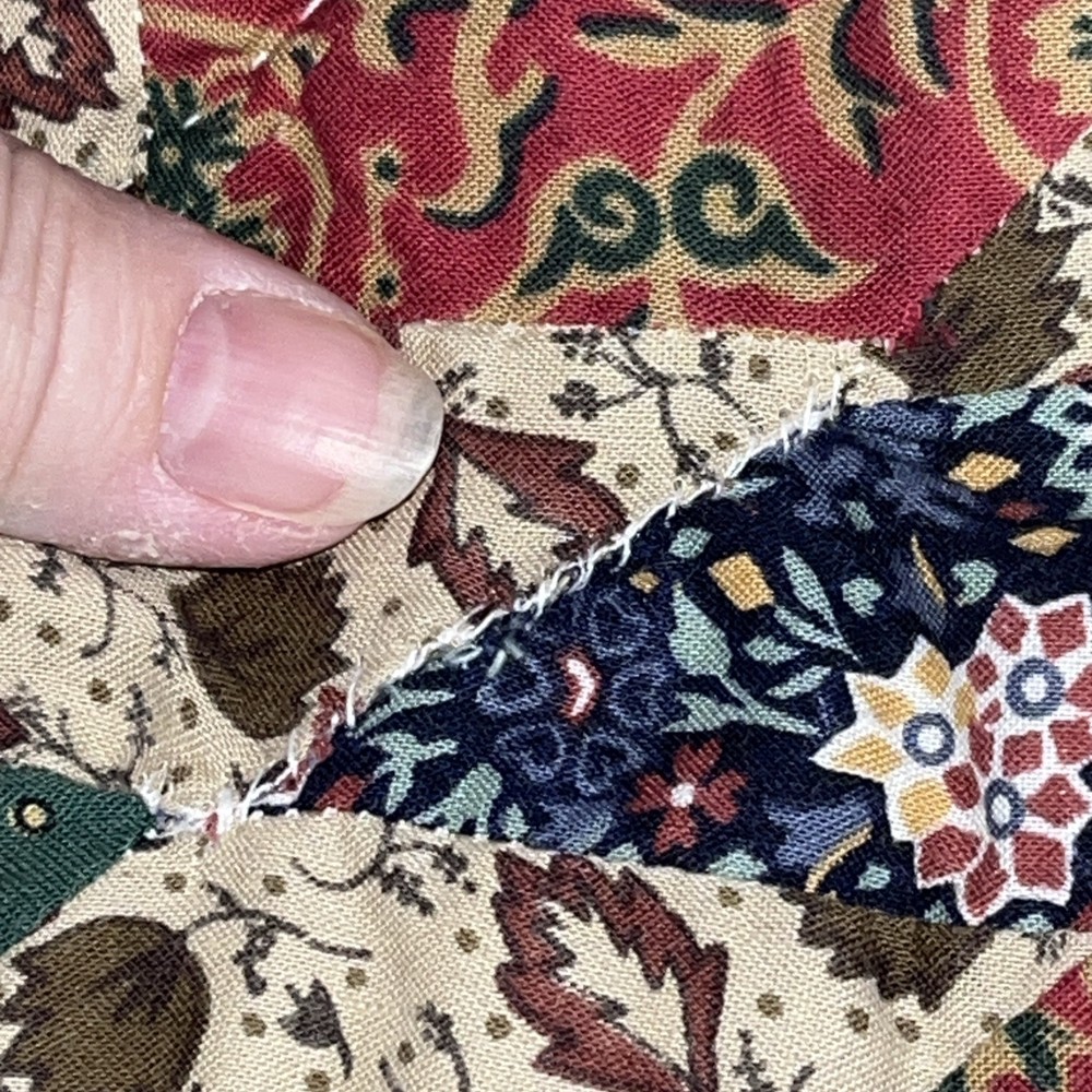 Hand Made Lap Quilt 47”x47” Square
