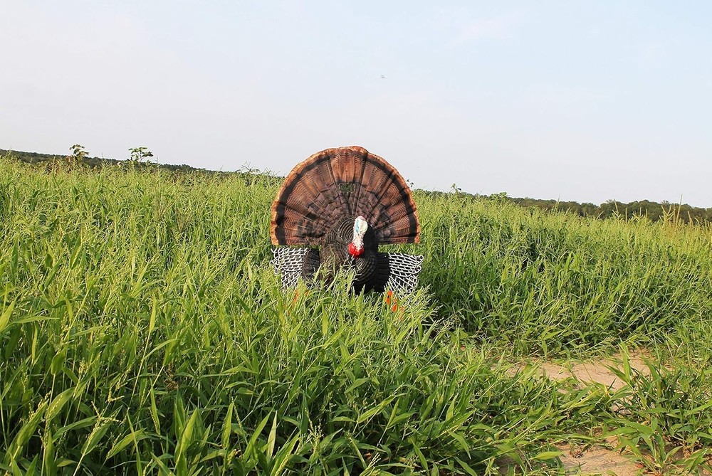 Camo Turkey Decoy with Removable Fan