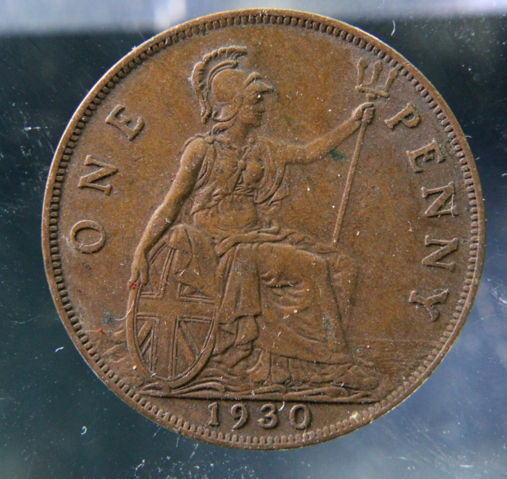 Great Britain, One Penny, 1930 coin