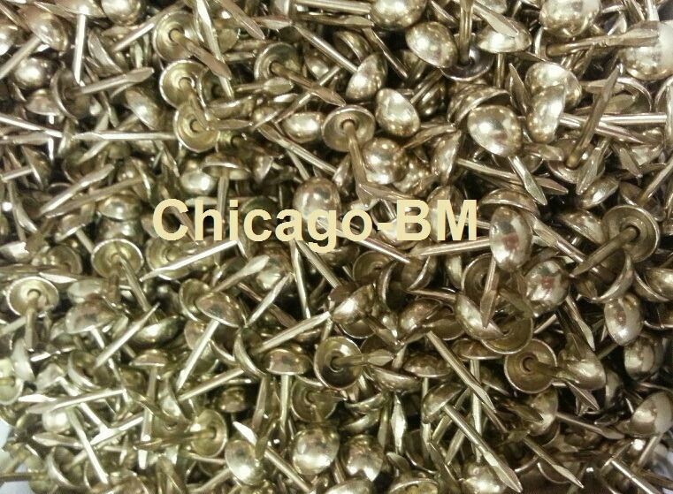 1/4" Dia Brass-Gilt 1/2"L Nails Upholstery Tack Decorative Nail-100-200-500-1000