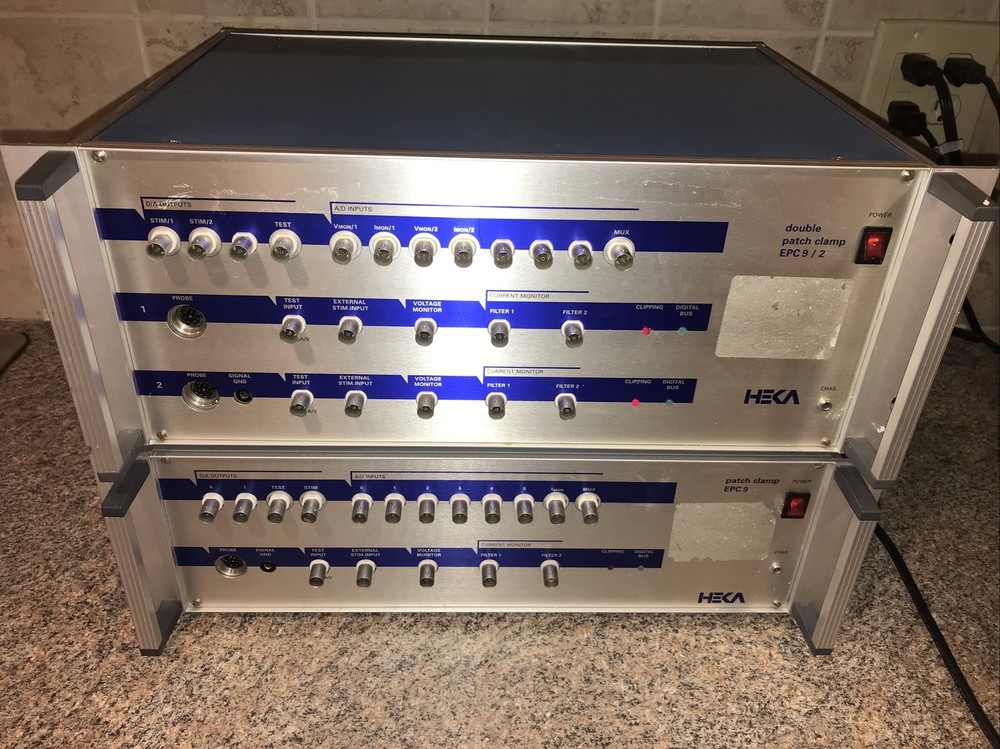 HEKA EPC 9/2 DOUBLE PATCH CLAMP W/ EPC 9 PATCHCLAMP VERS.C