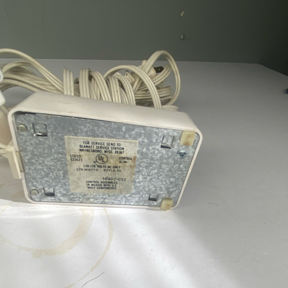 Sunbeam Adjustable Electric Blanket Controller White 16907-032