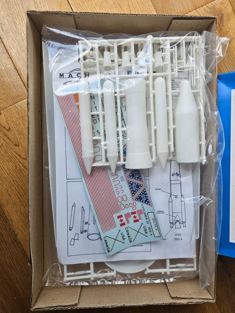 Mach 2 Delta E Explorer 33 1/48 Scale Rocket Model Kit – NASA Thrust Augmented D