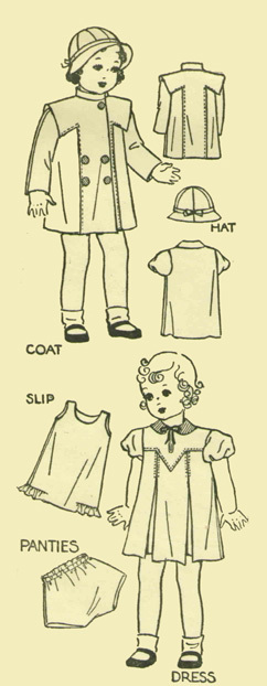 5-Pattern Packs for 14" Patsy Dolls - 17 Outfits!