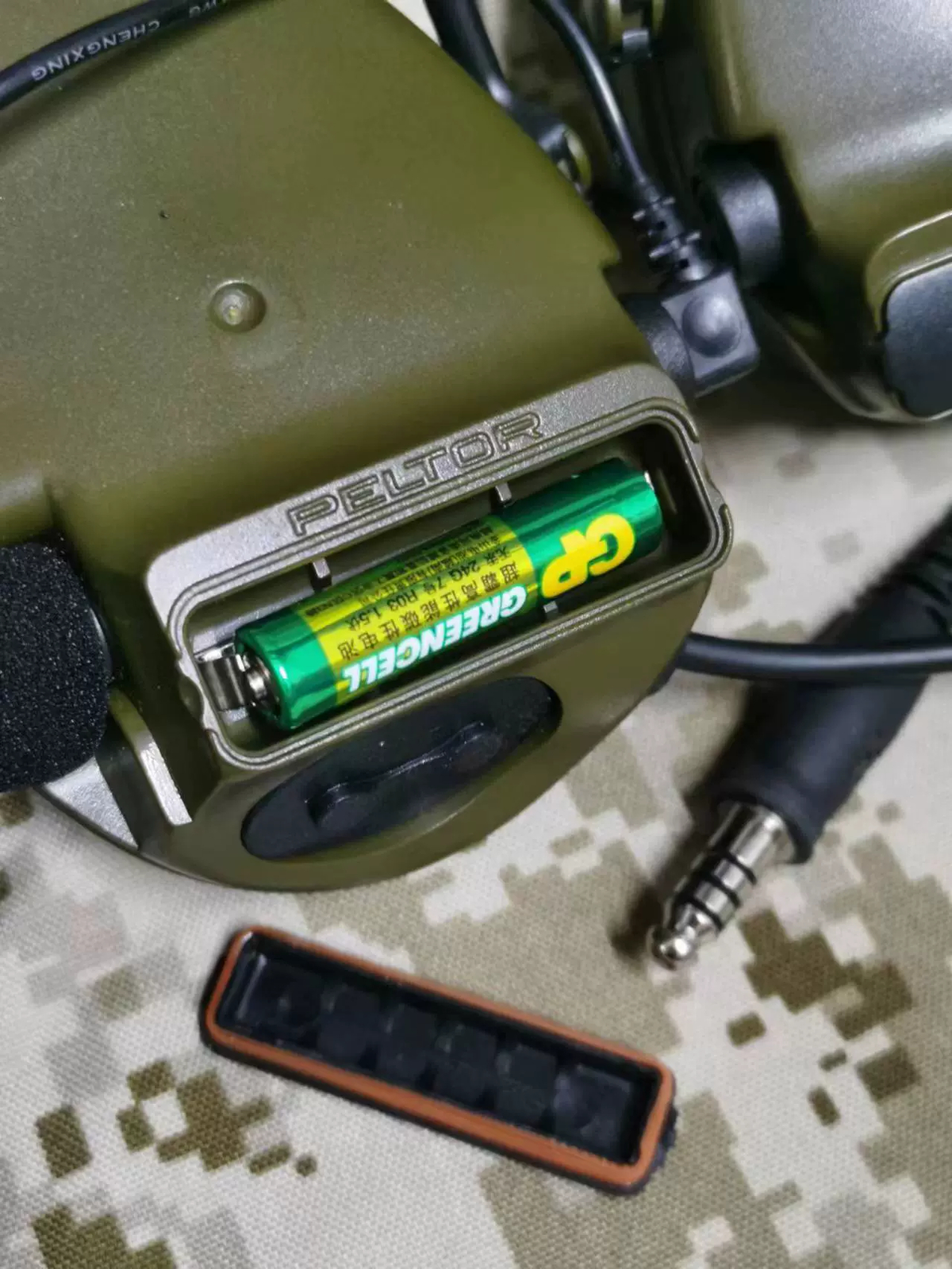 COMTAC III /C3 Single Com Noise Reduction Headset For TCA TRI /Real Mil-Spec PTT