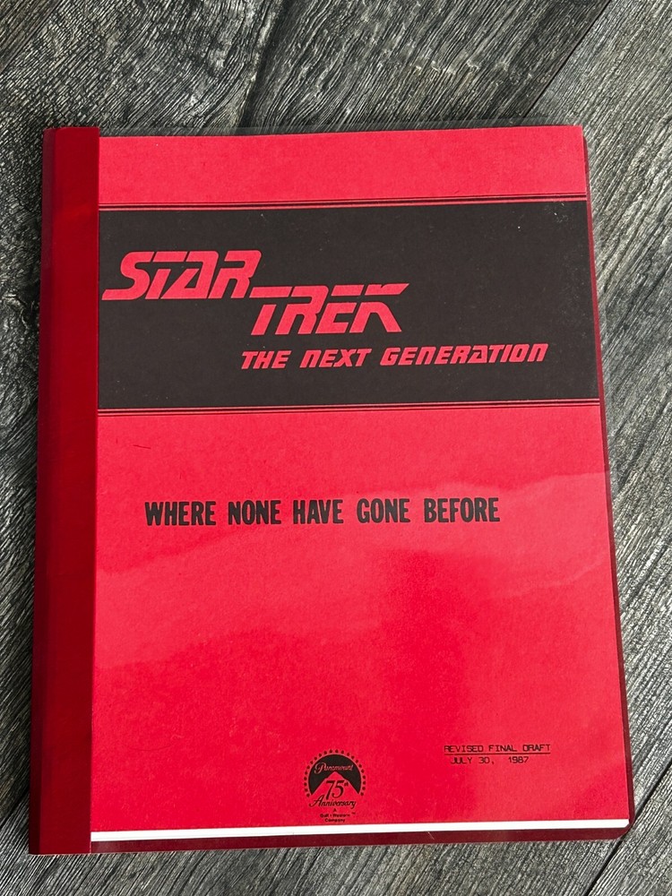 STAR TREK Script The Next Generation Where None Have Gone Revised Final Draft