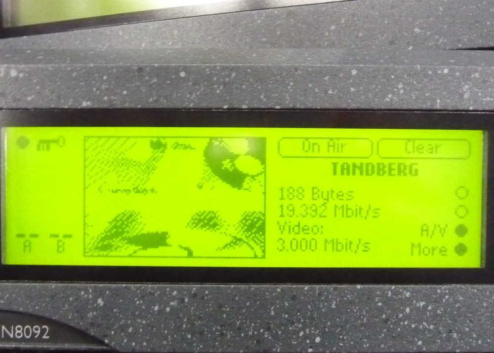 TANDBERG ERICSSON EN8092 HD SDI MPEG-4 AVC HTTP AUTHENTICATION VIDEO ENCODER AC3