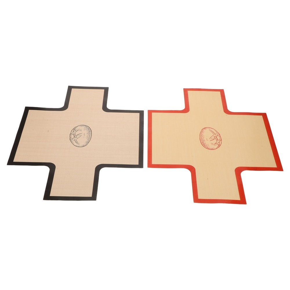 2 PCS High Temperature Resistant Silicone Baking Mat Cookie Bread