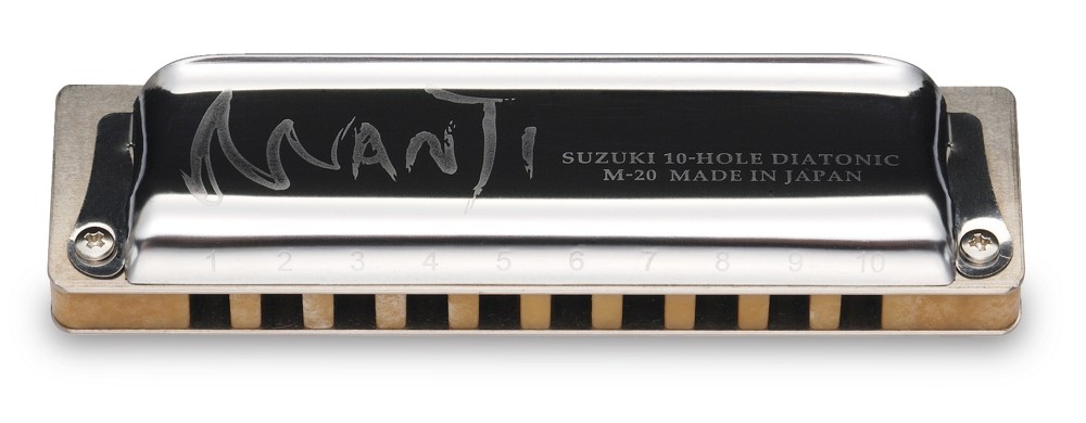 Suzuki M20 Manji 10-Hole Harmonica Bb
