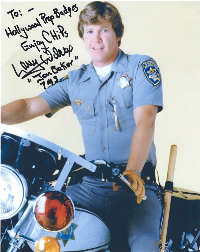 Jon Baker "CHiP's" Credentials Card #8712 Prop Replica