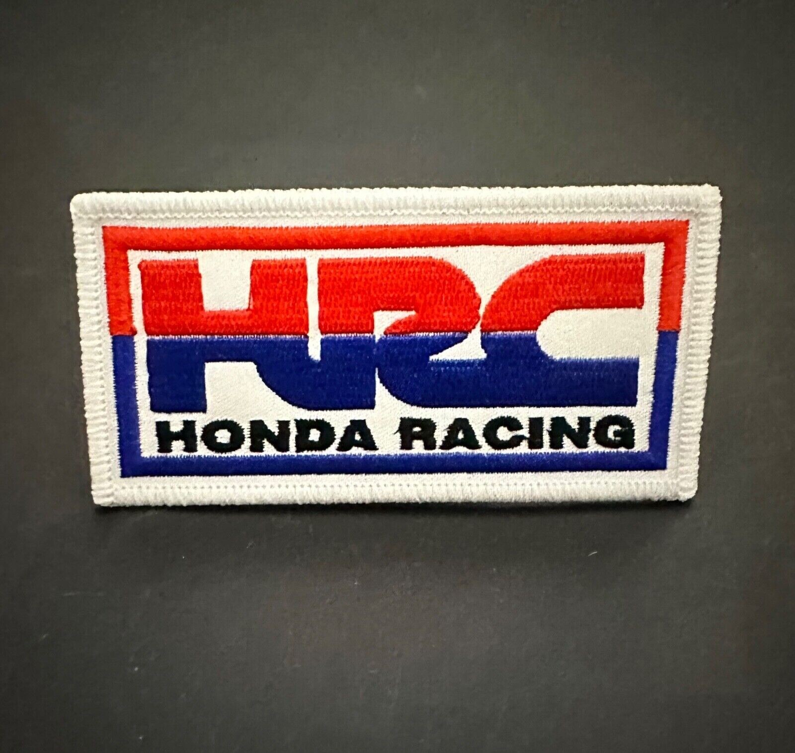 VINTAGE STYLE HRC HONDA RACING EMBROIDERED IRON-ON PATCH...