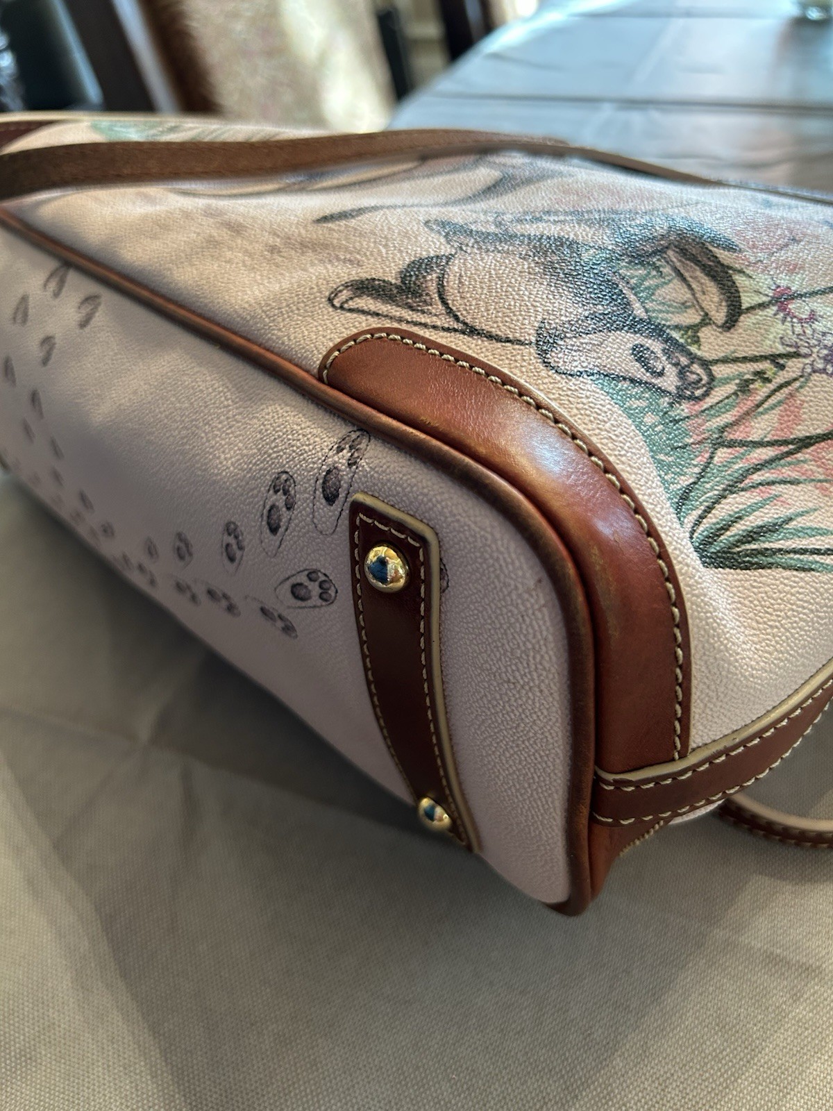 Disney Dooney and Bourke Beautiful Bambi 75th Anniversary Tote ~