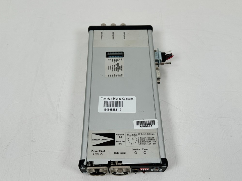 Camera Corps Version 5.0 9-18v DC Interface Box