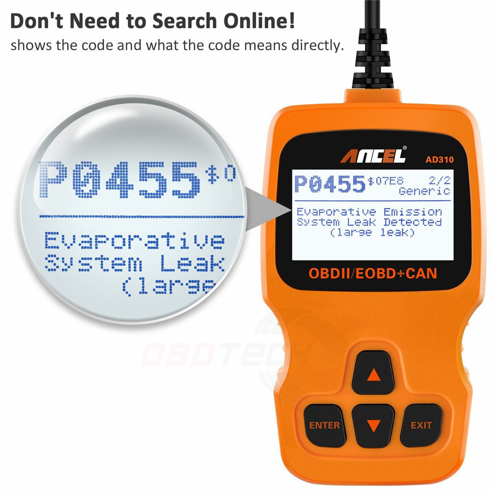 Automotive Scanner OBD2 Code Reader Car Engine Light Check Tool PK CR319 CR3001