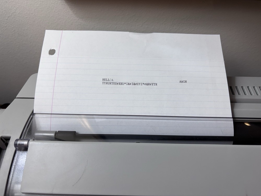 Brother EM-530 Electric Typewriter Word Processor **READ