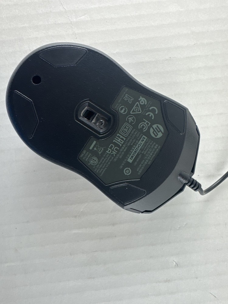 822M9AA#ABA HP Wired Mouse 105 USB-A 3-button red optical tracking