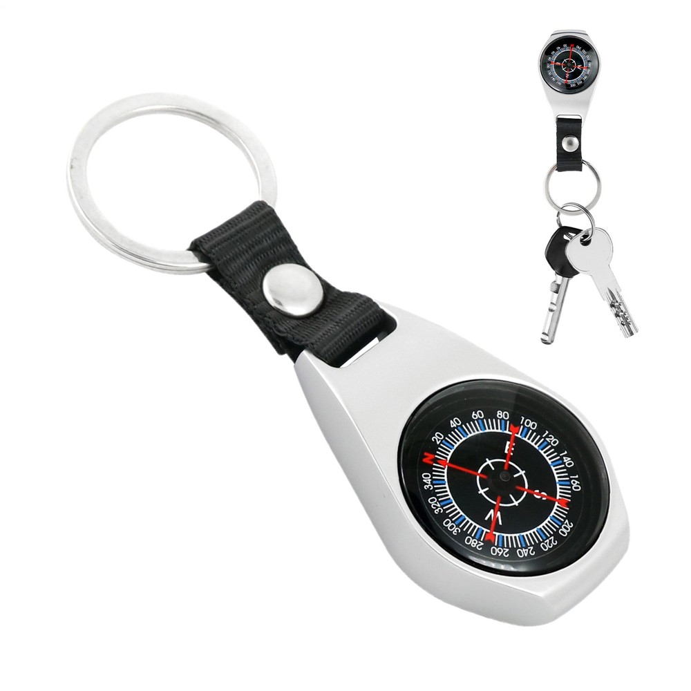 Zinc Alloy Compass Hook Camping Navigation Tools Small Pocket Compass Compact