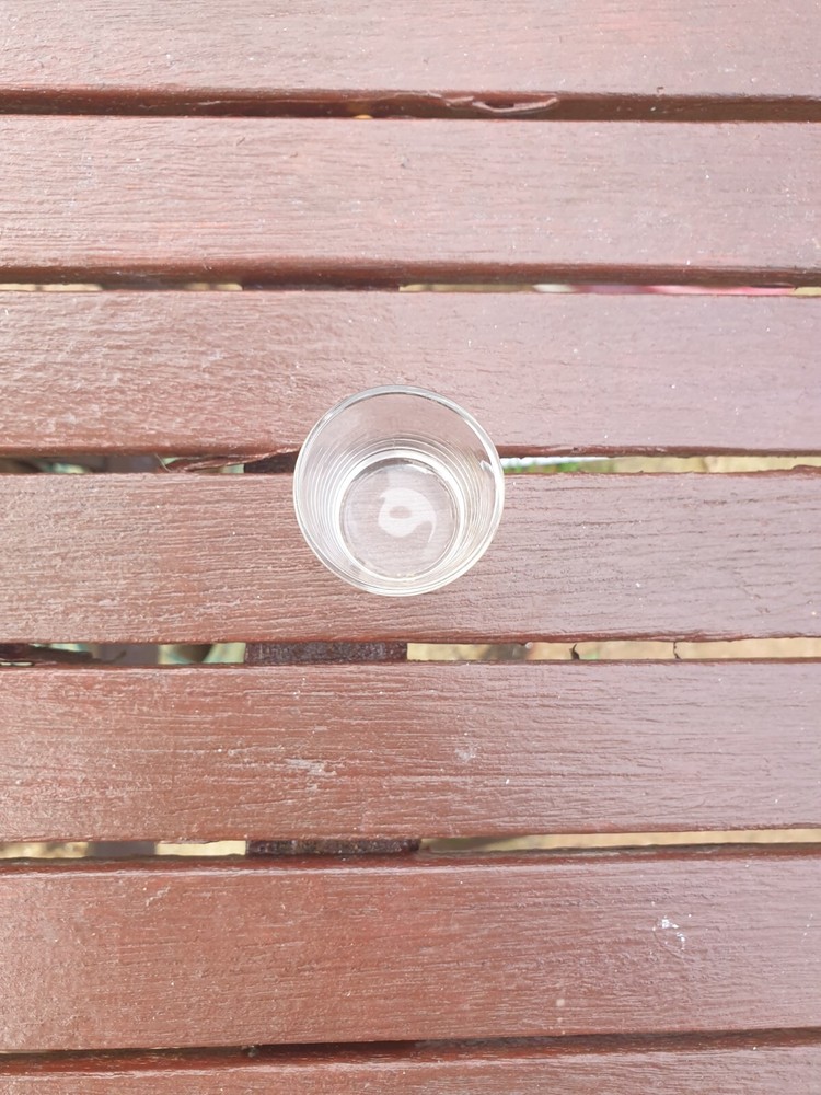 ROUND CLEAR GLASS REPLACEMENT TODDY GLASS FOR SOLID SILVER HOLDER