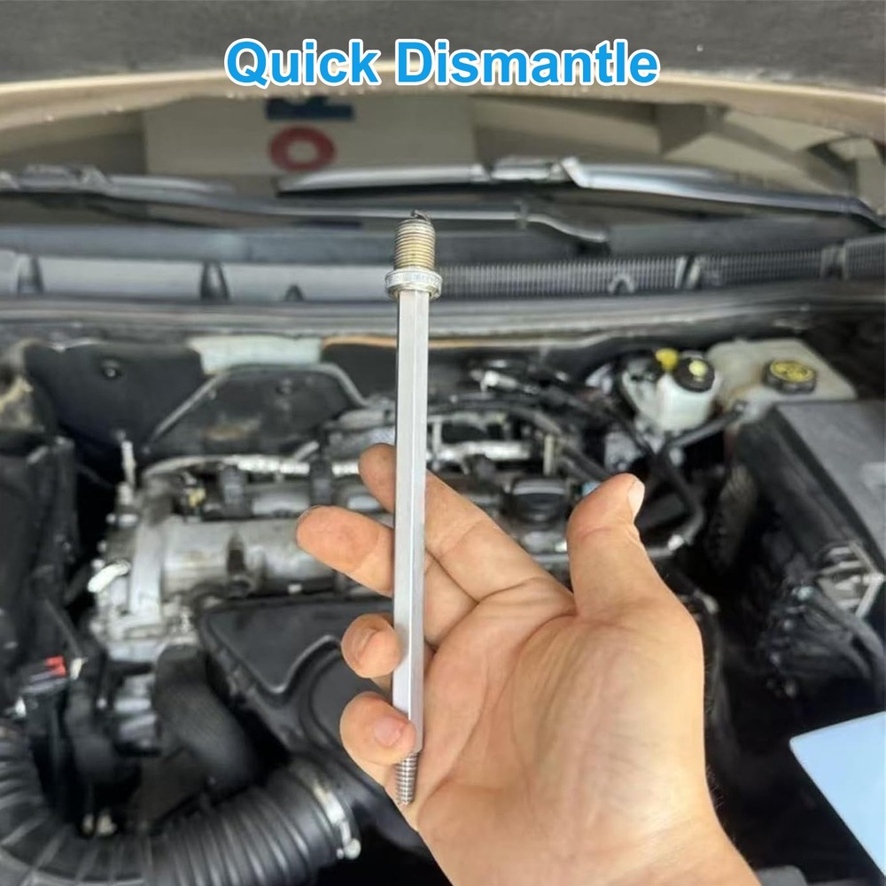 2PCS Spark Plug Broken Removal Tool Left-Hand Thread Screw Durable Tap Extractor