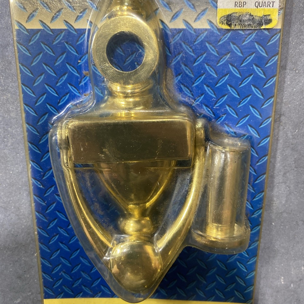 Brass Door Knocker with Viewer--Anvil Mark #807275