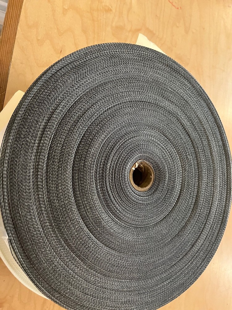 webbing,VINTAGE,WEBBING TEXTILE nylon ,nos, gi,2014 white 3/4" width