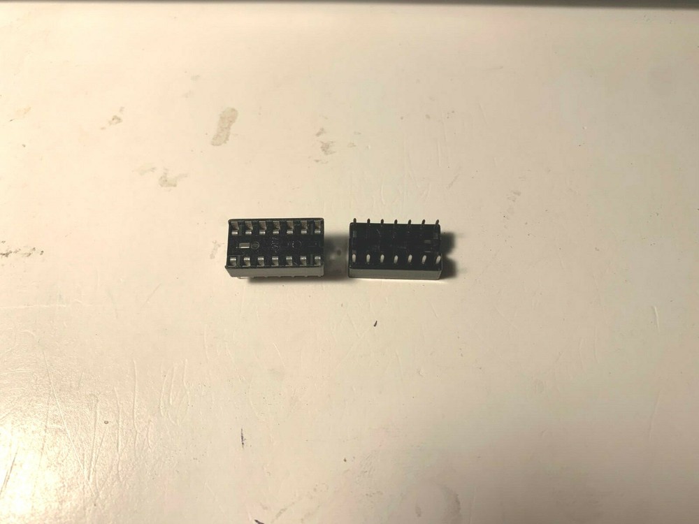 14 pin DIP IC Sockets, Solder Type.