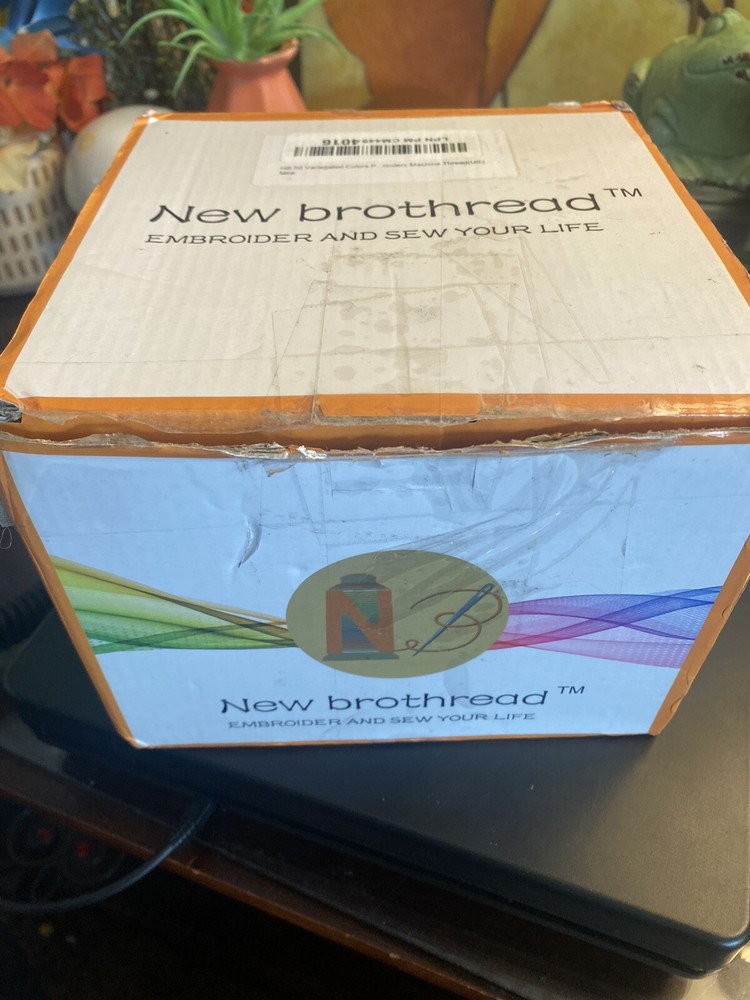 NEW Brothread  Embroidery Machine Thread Kit 50 Colors Spools 500M Each