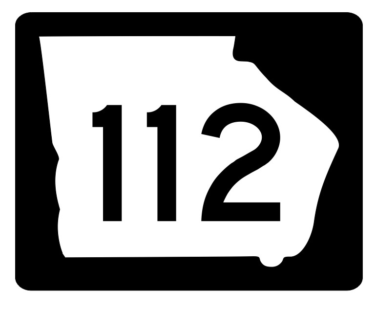 Georgia State Route 112 Sticker Decal