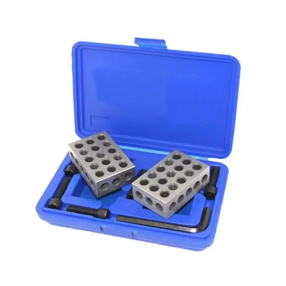 25-50-75mm Grinder 23 Hole Precision 1-2-3" Block Parallel Clamping Blocks